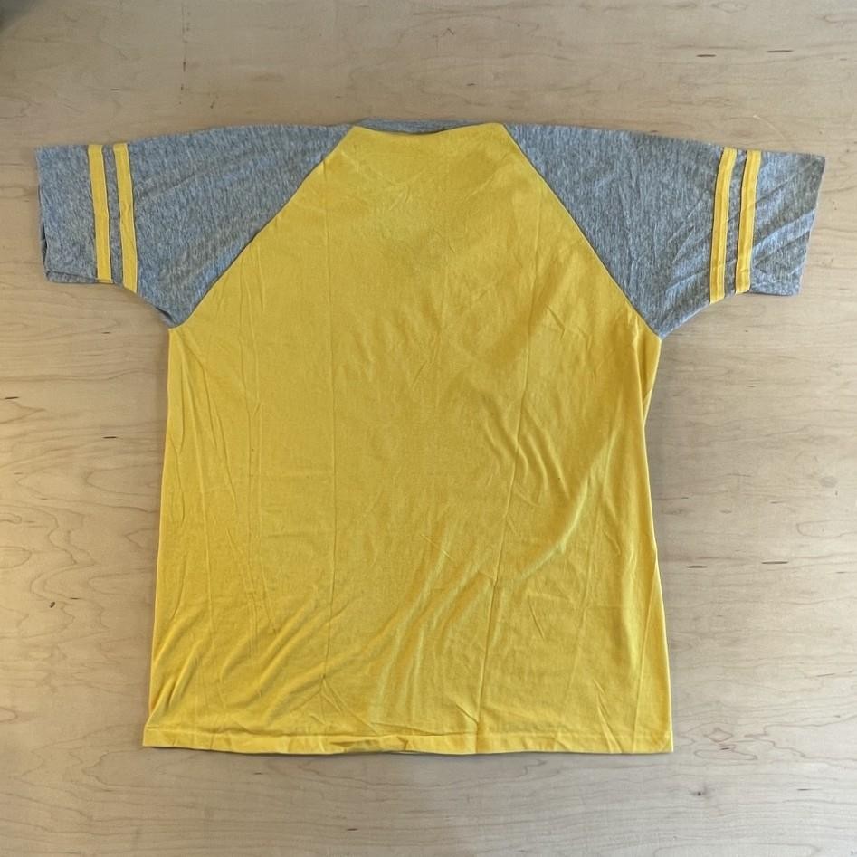 VTG Mid-80s JVC Video/Audio Tape Raglan Short Sleeve Baseball Tee Size 2 XL HTF