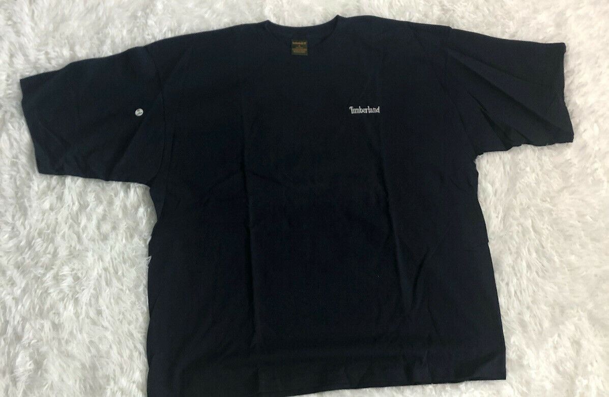 Mens Timberland Navy Blue Work Shop Shirt See Photos and Description
