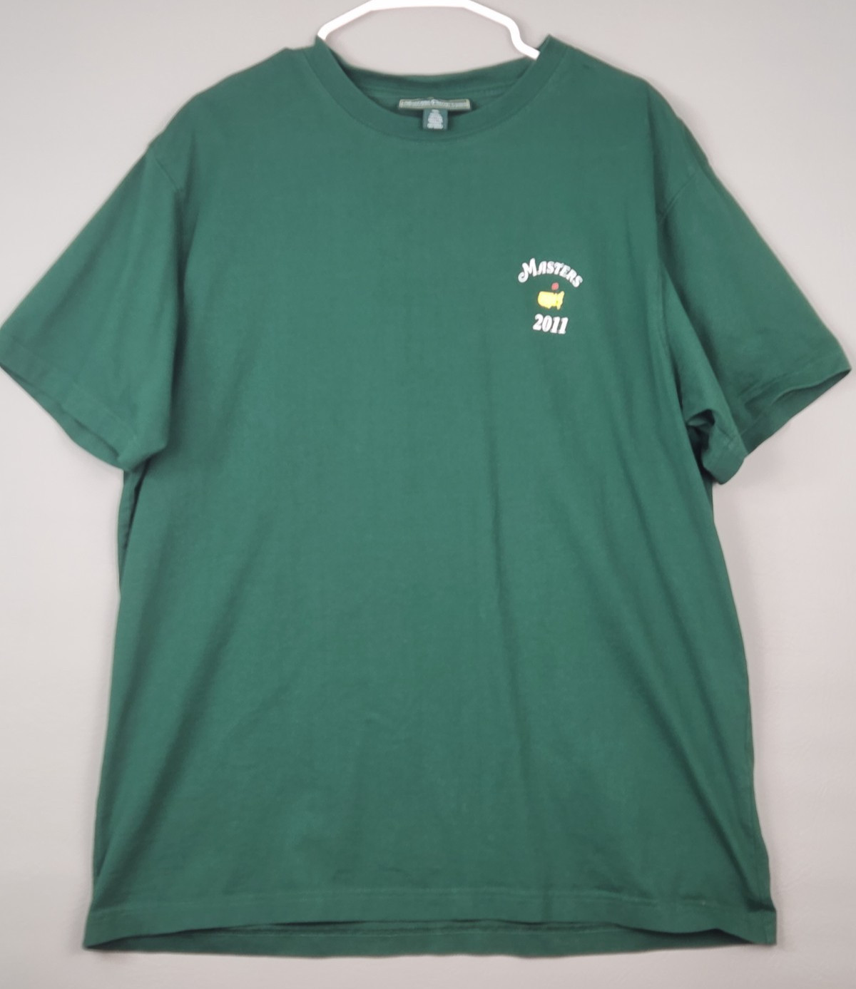 Masters Collection Mens XL Tee SHIRT Green Augusta National Golf Tournament 2011