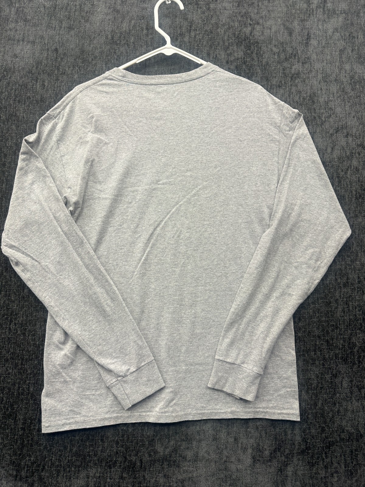 Champion Authentic Athletic Shirt Mens M Heather Gray Script Logo Standard Fit