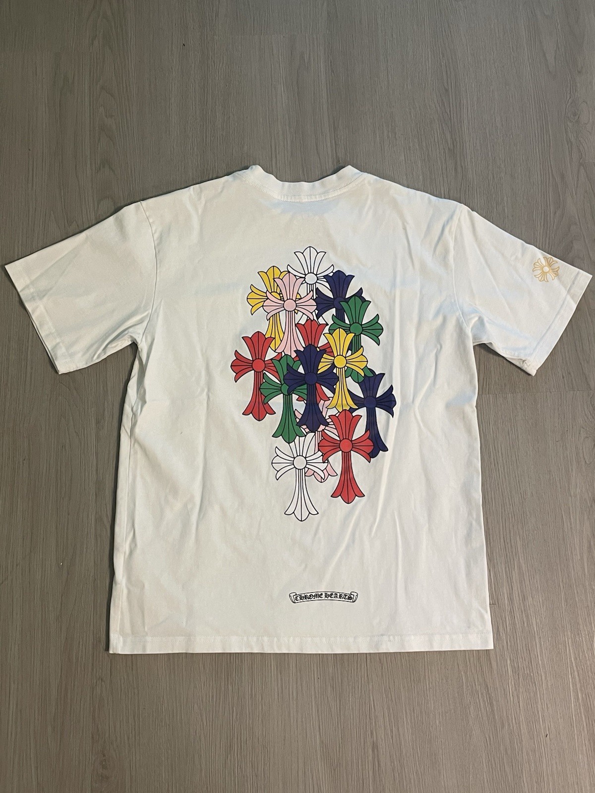 Chrome Hearts Multi Color Cross Cemetery T-shirt Size Medium