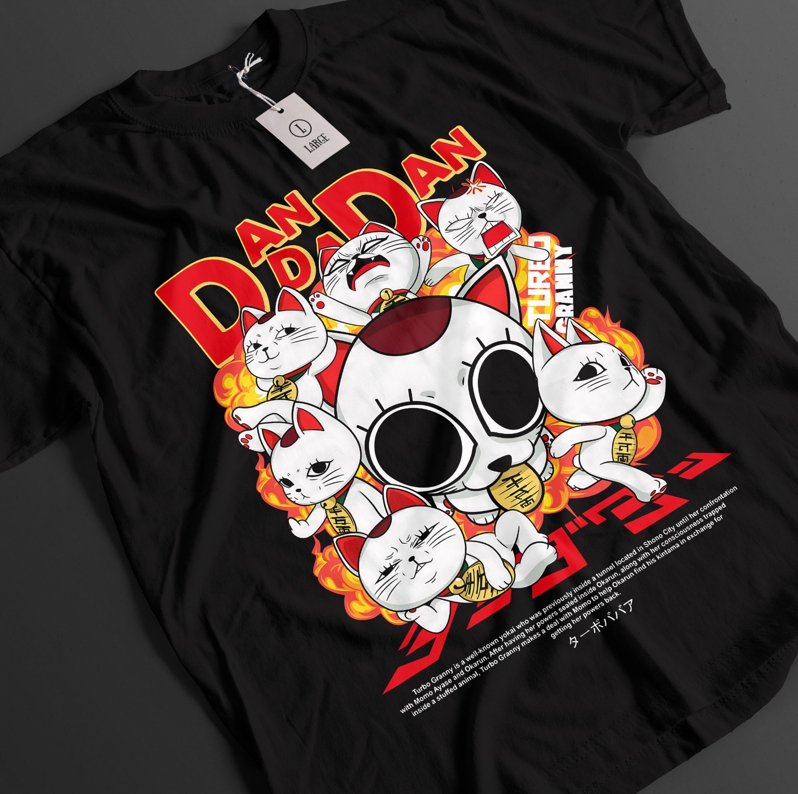 Dandadan T-shirt Okarun Shirt Momo Seiko Ayase Top Aira Turbo Granny Unisex Tee