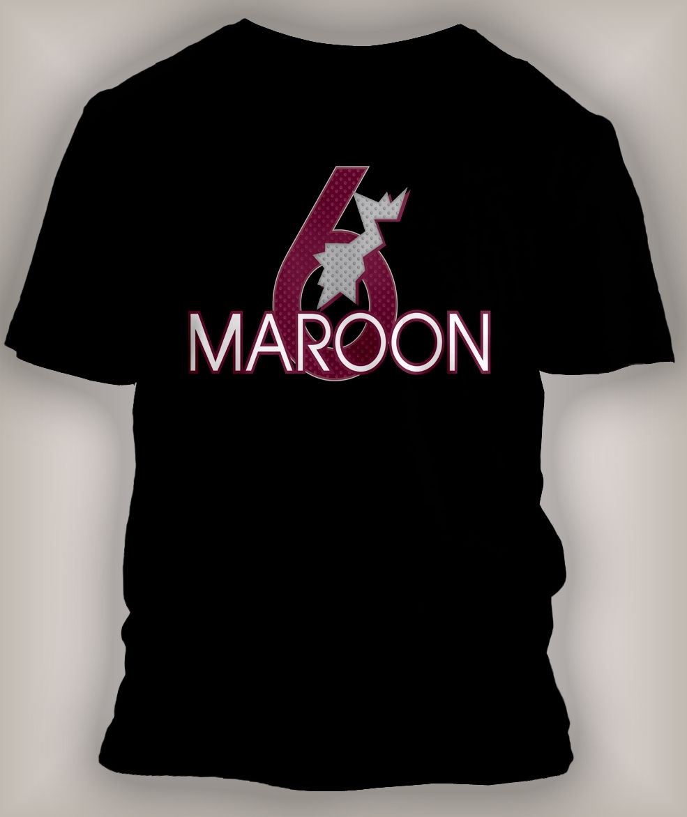 Graphic Sneaker Tee Shirt to Complement Maroon J6 Shoe Big Tall SM Hip T