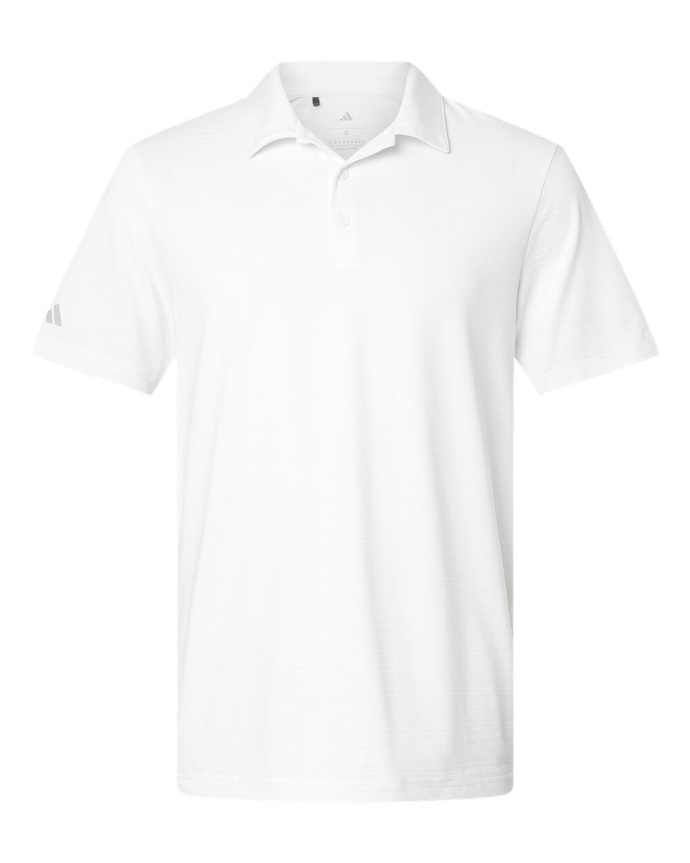 ADIDAS GOLF Men’s Size S-3XL Textured Stripe Polo Collared Sports Shirt