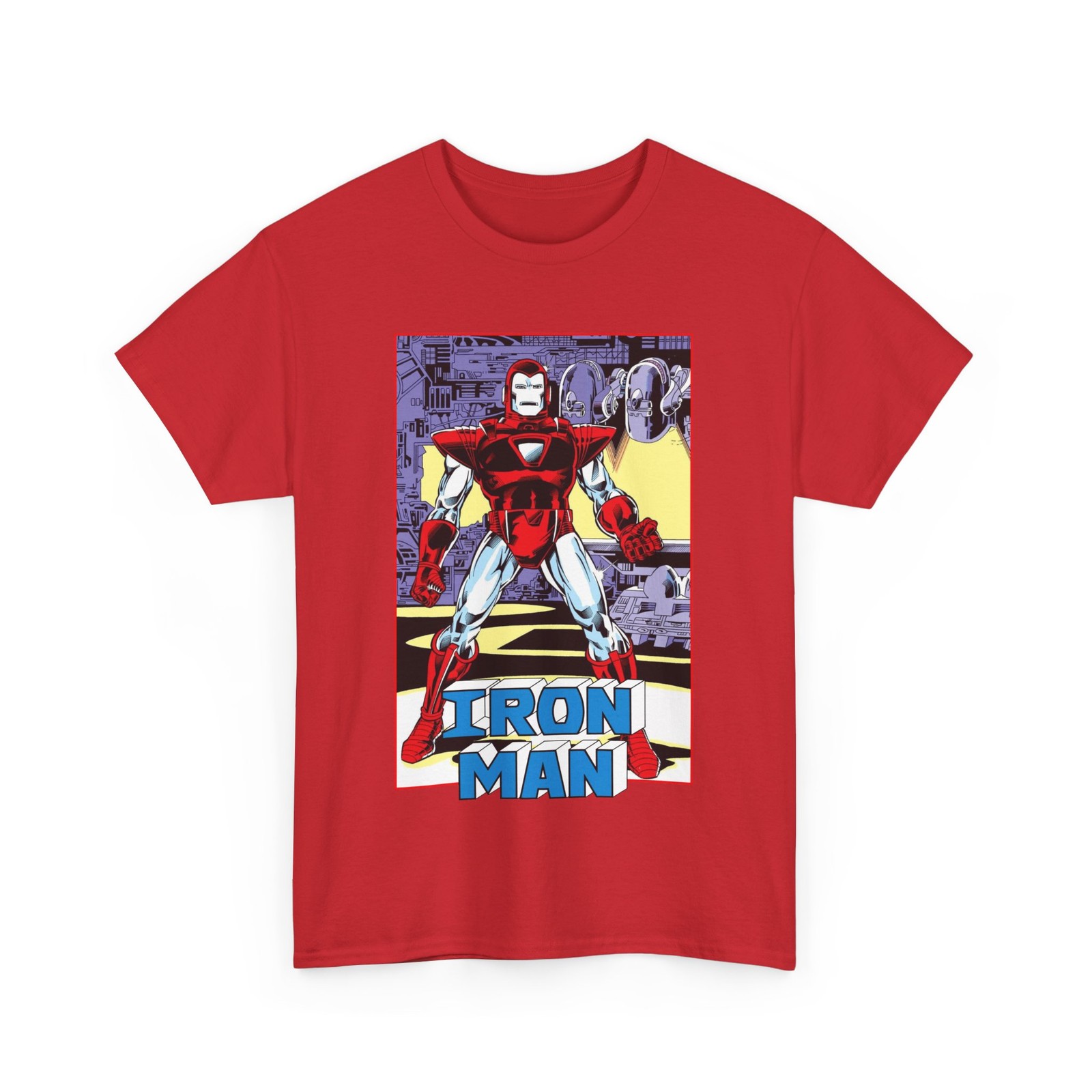 Iron Man T-Shirt – Tony Stark – Silver Centurion Armor – Marvel Comics