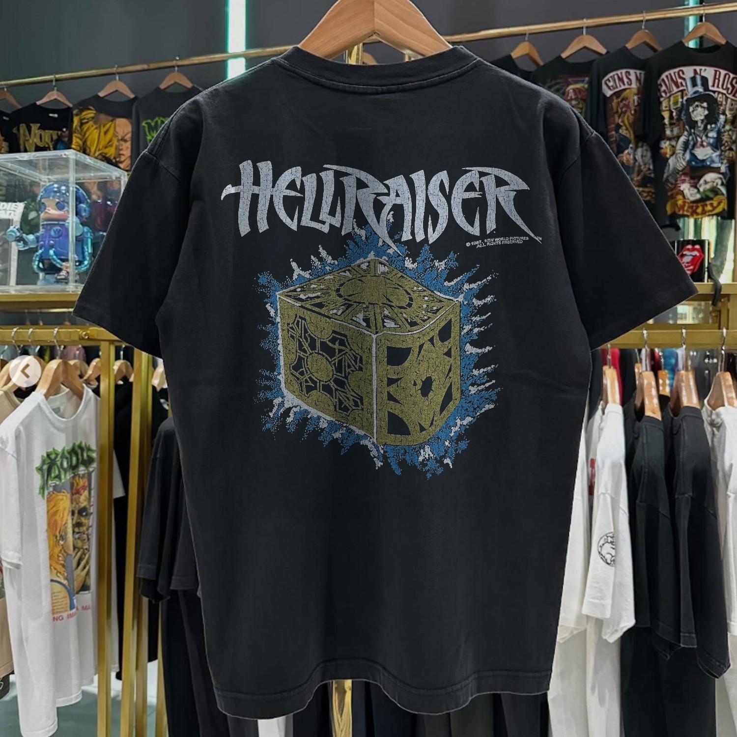 1987 Hellraiser Rare T-Shirt Black XL