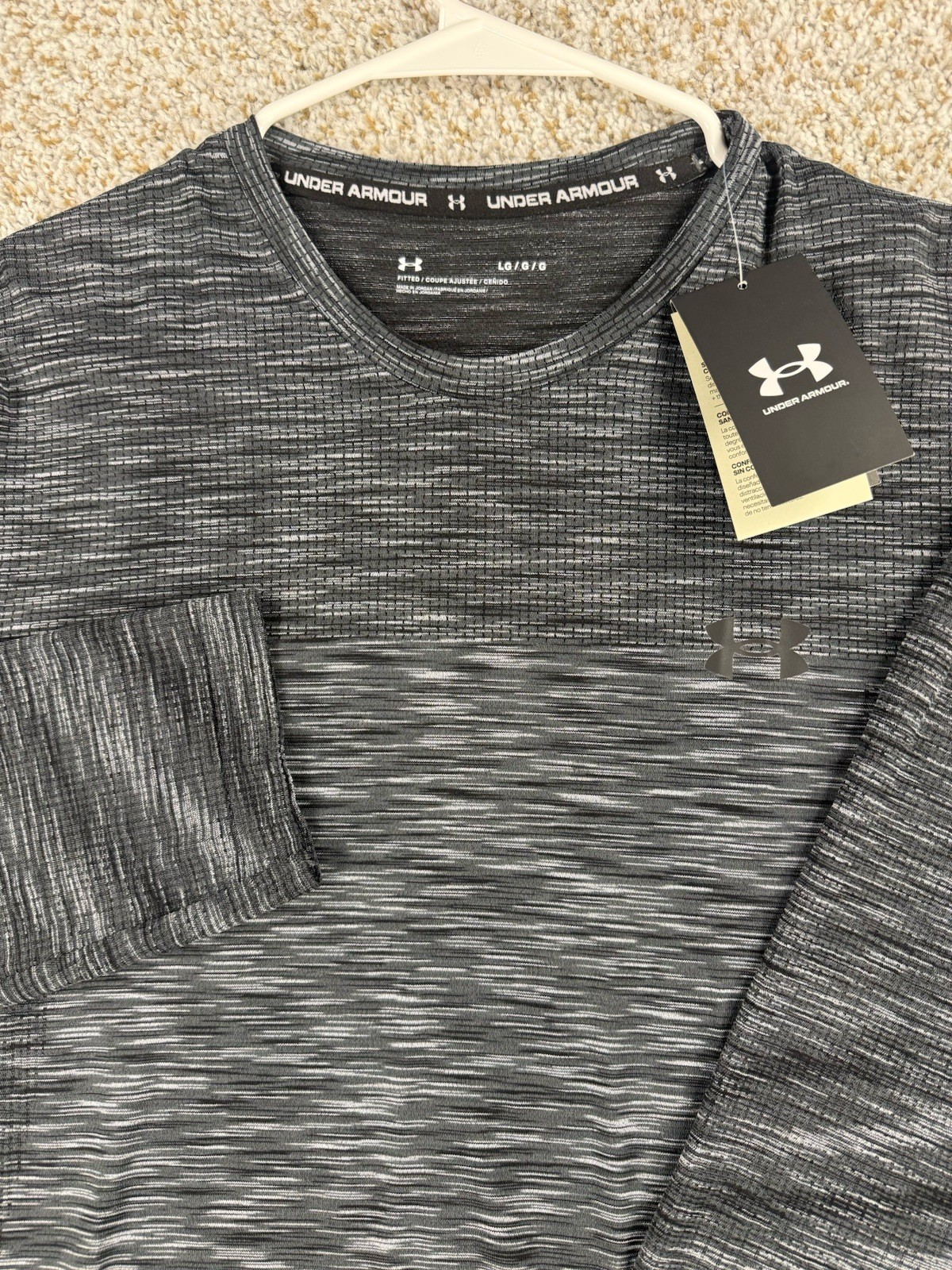 Under Armour LS Large Running Seamless Stretch Shirt Men’s 1359873 Lightweight