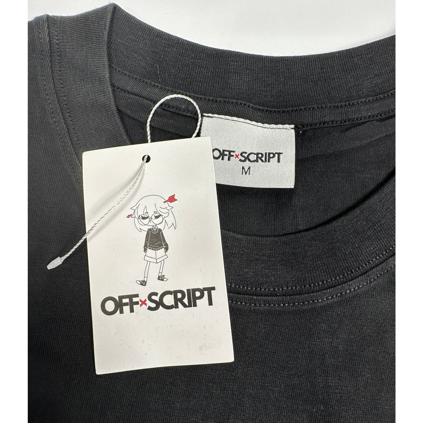 Off Script OG Short Sleeve T-Shirt Black Size Medium NWT #105A