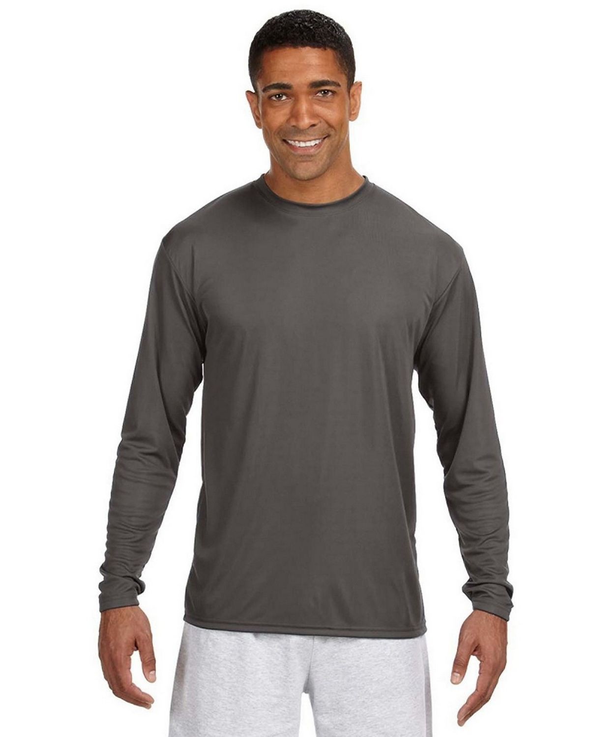 A4 Men’s Long-Sleeve Cooling Performance Crew – N3165