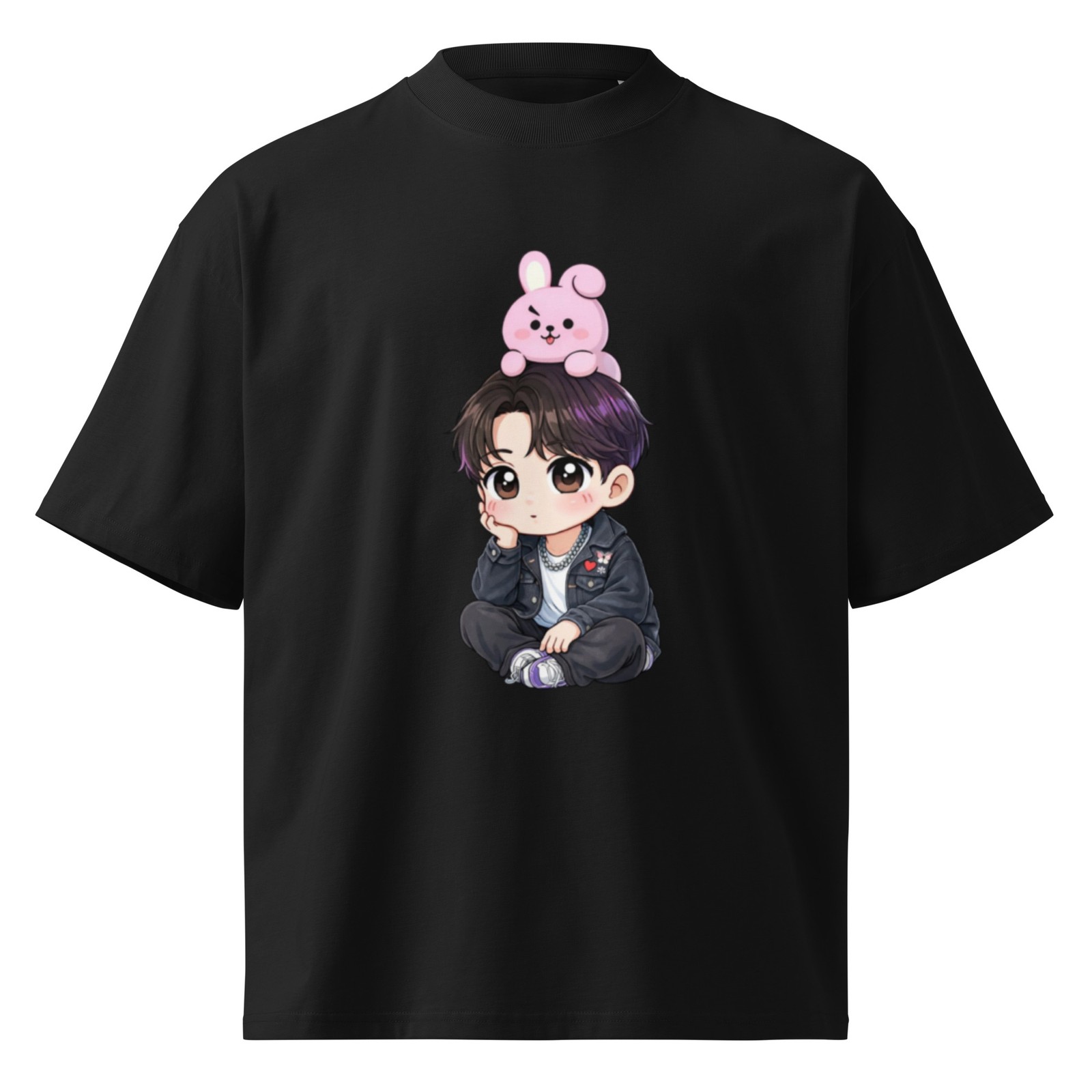 COOKY- Jungkook/ BTS 2026 / Unisex organic oversized high neck t-shirt