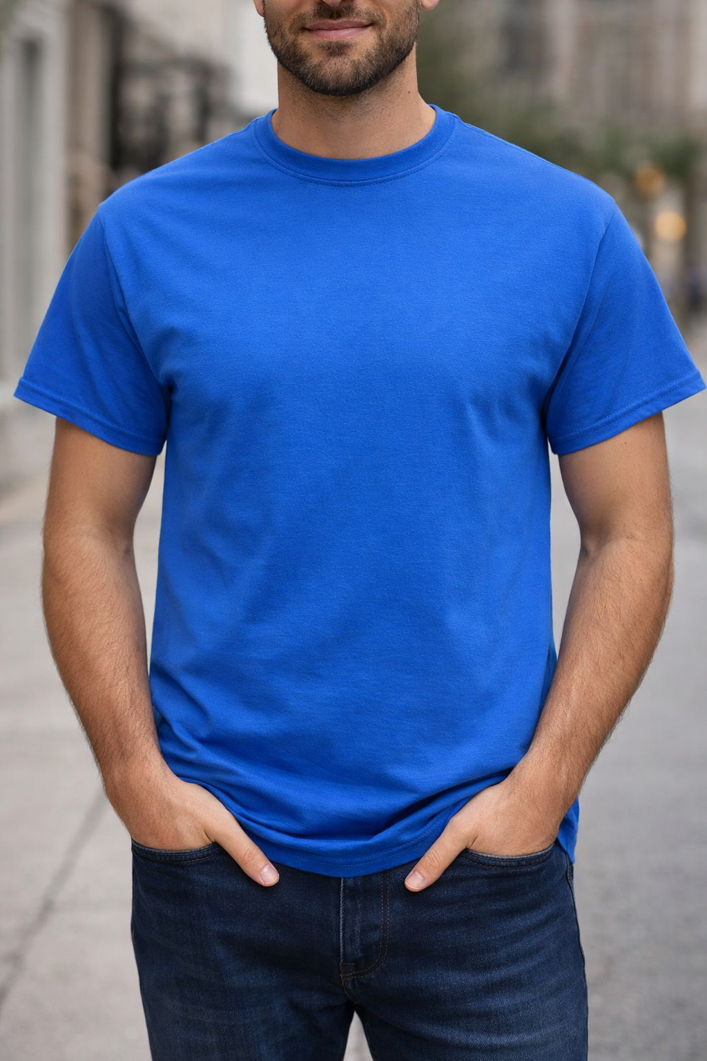 Pack of 3 Gildan G500 Mens Short Sleeve Heavy Cotton Size: Medium Blank T-Shirts