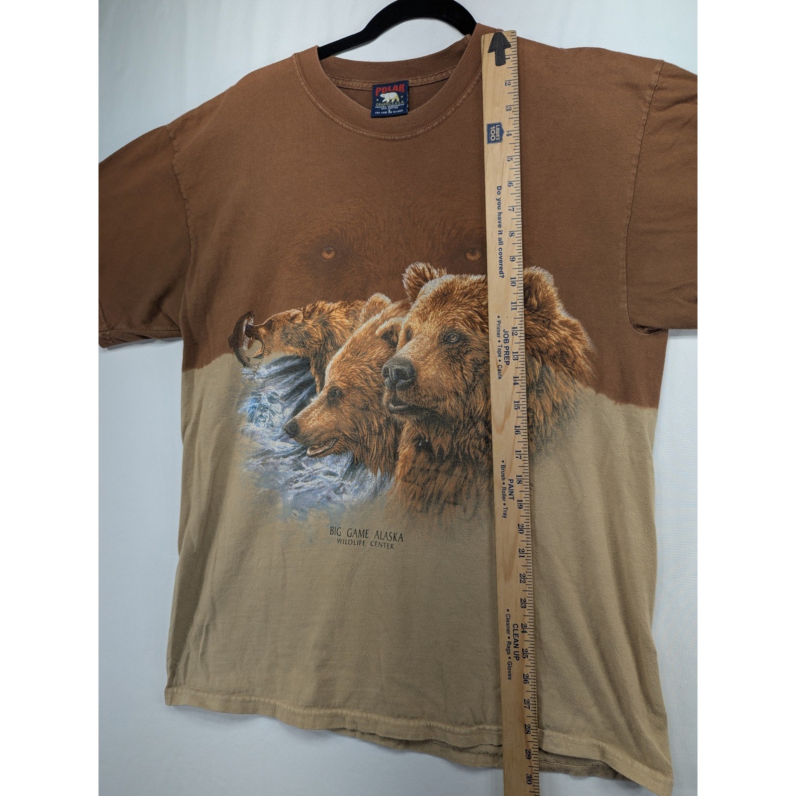 Polar Graphics USA Big Game Alaska Wildlife Center Find 11 Bears T-Shirt Mens L
