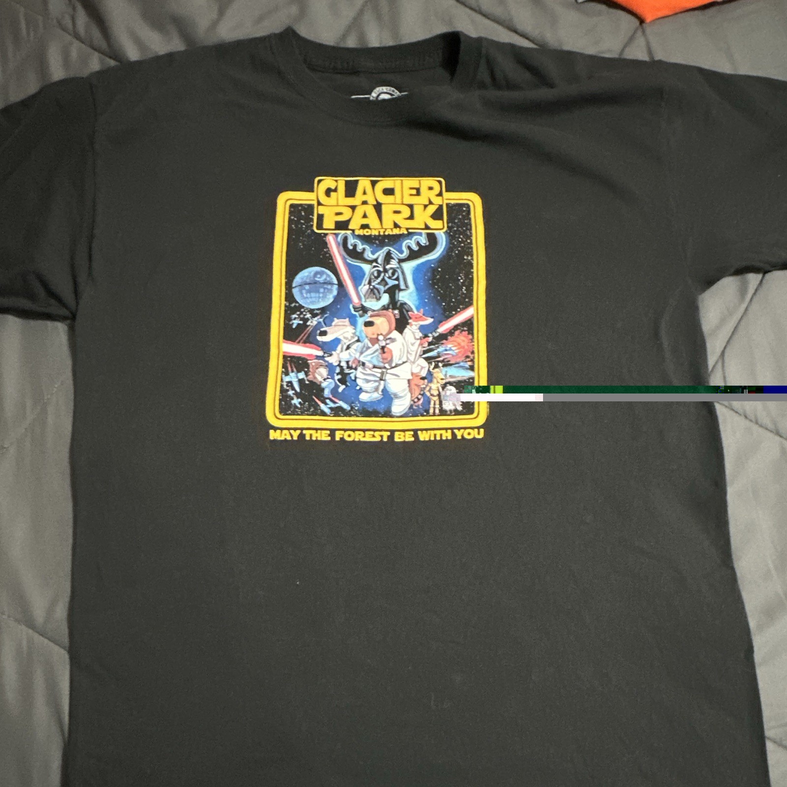 Buckle-Down Men’s Black Star Wars Graphic Logo T-Shirt Crew Neck Cotton XL