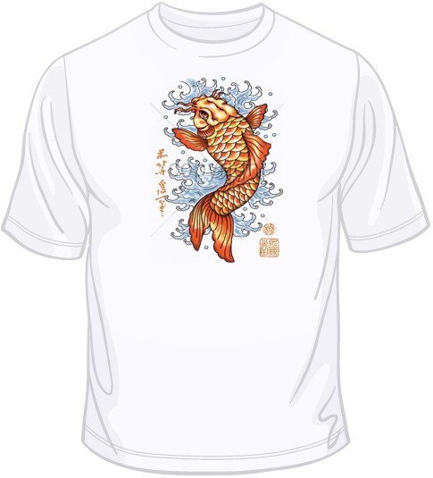 Red Koi T Shirt You Choose Style, Size, Color Up to 4XL 10153