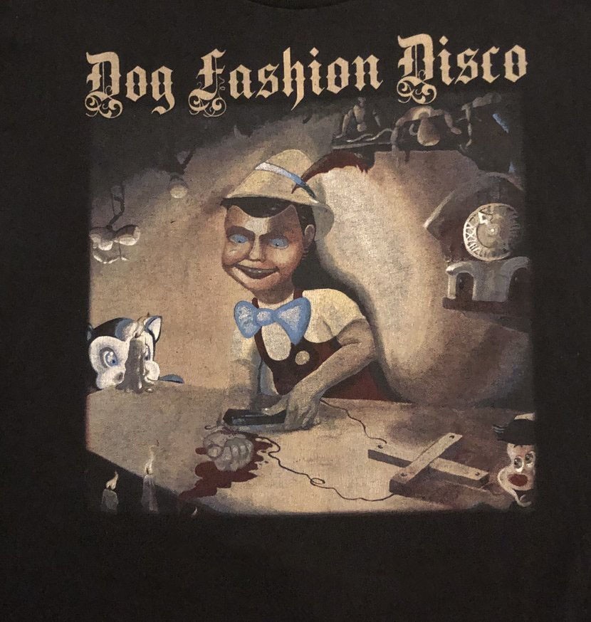 VIntage Style Dog Fashion Disco Band Black Shirt Unisex Concert S-5XL TR806