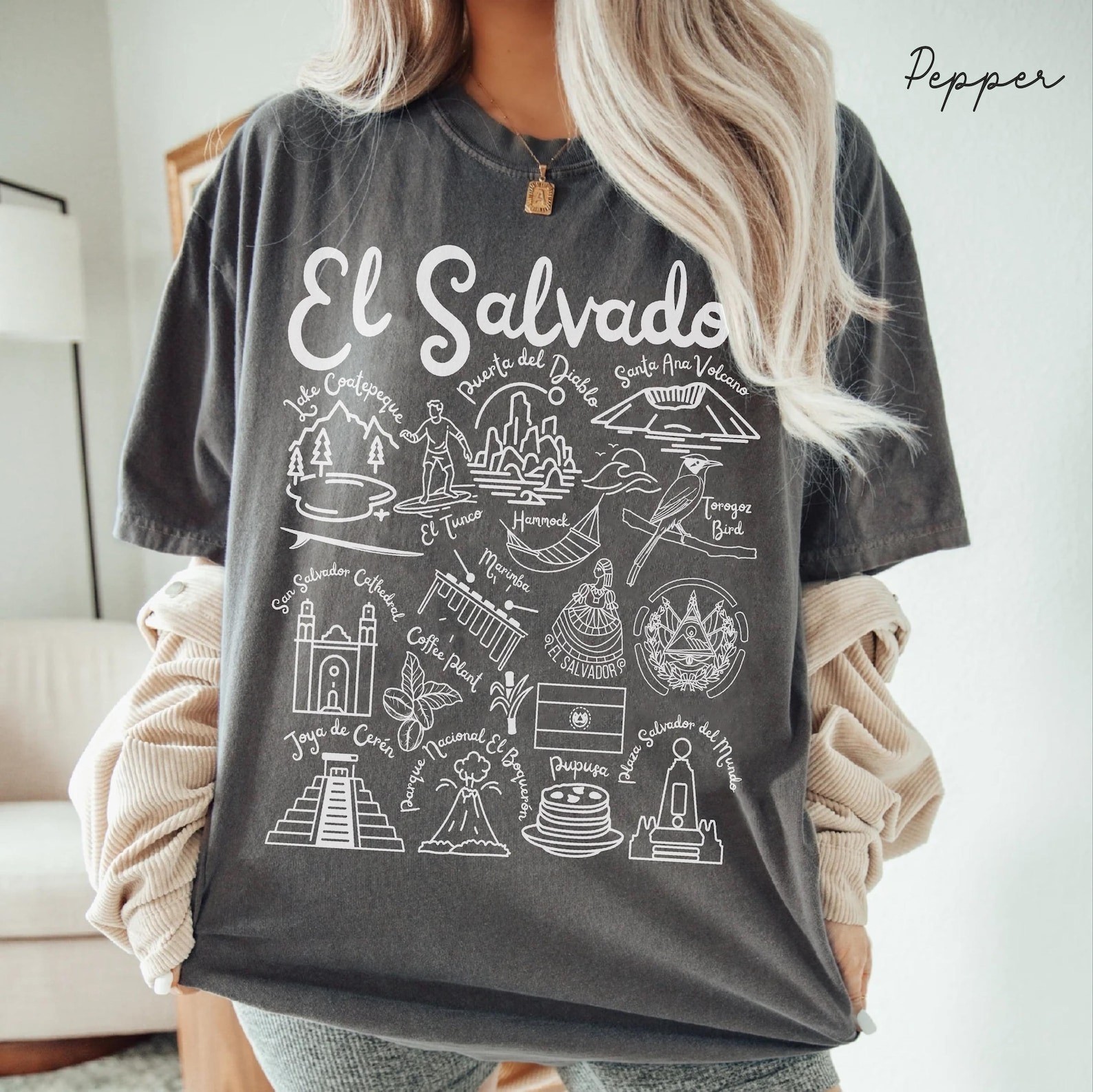 El Salvador Mass Shirt Gift Travel El Salvador Trip Lovers Souvenir Tee