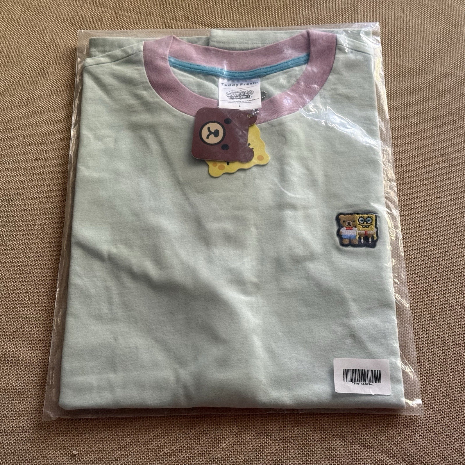Teddy Fresh X SpongeBob Classic Patch T-Shirt NEW/NOS c.2020