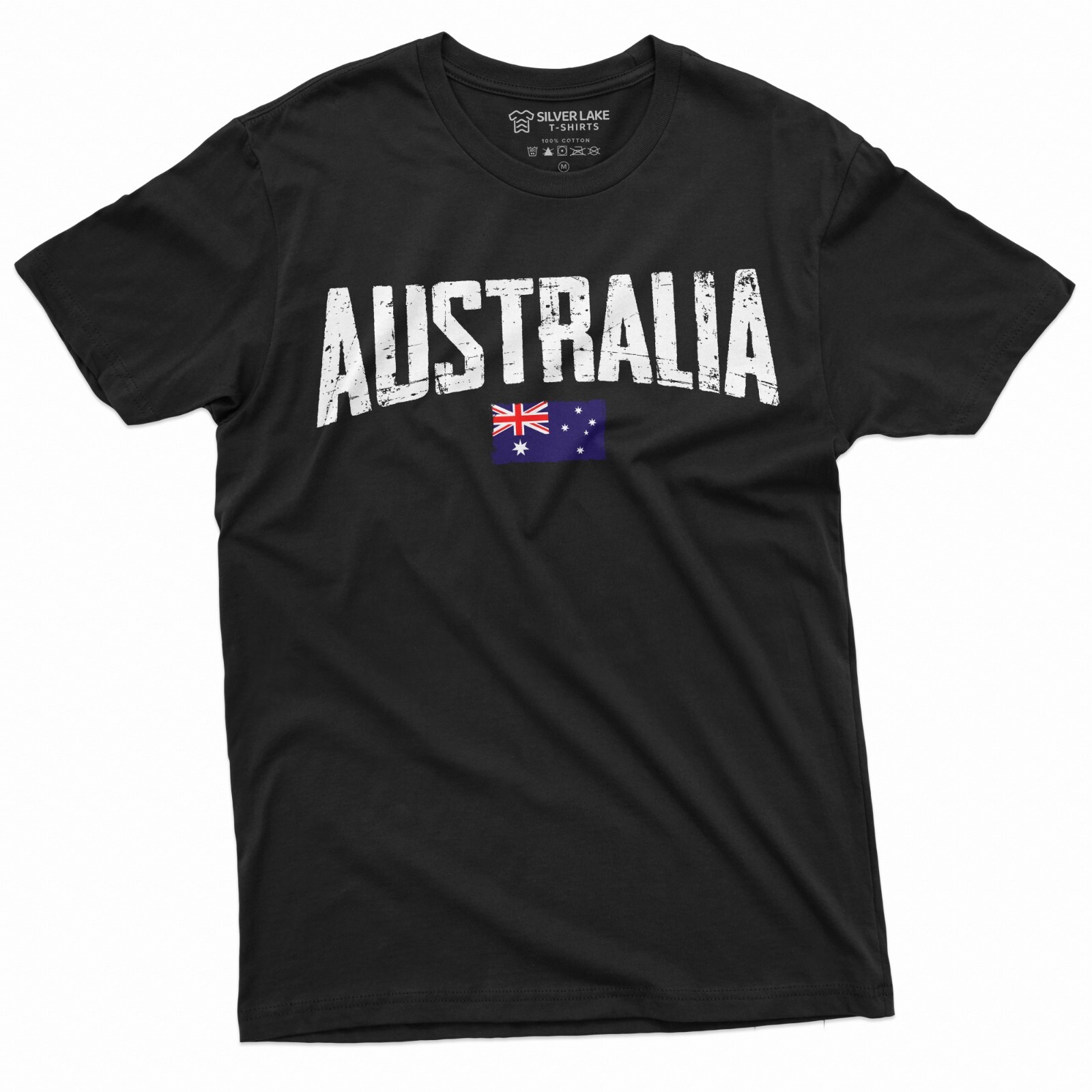 Australia Aussie T-shirt OZ Flag Patriotic nationality Tshirt Mens Tee Shirt