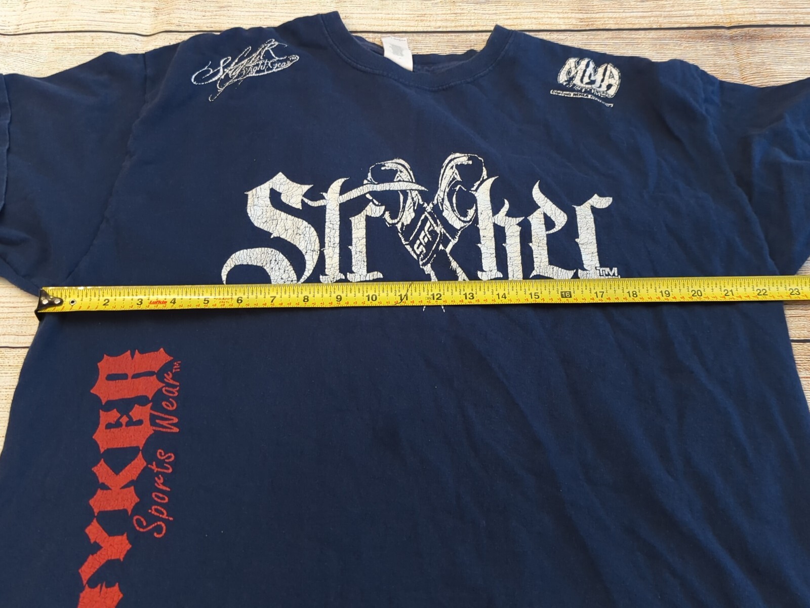 Men’s MMA Stryker Fight Gear Brazilian Ju-Jitsu Graphic T Shirt XL RARE EUC