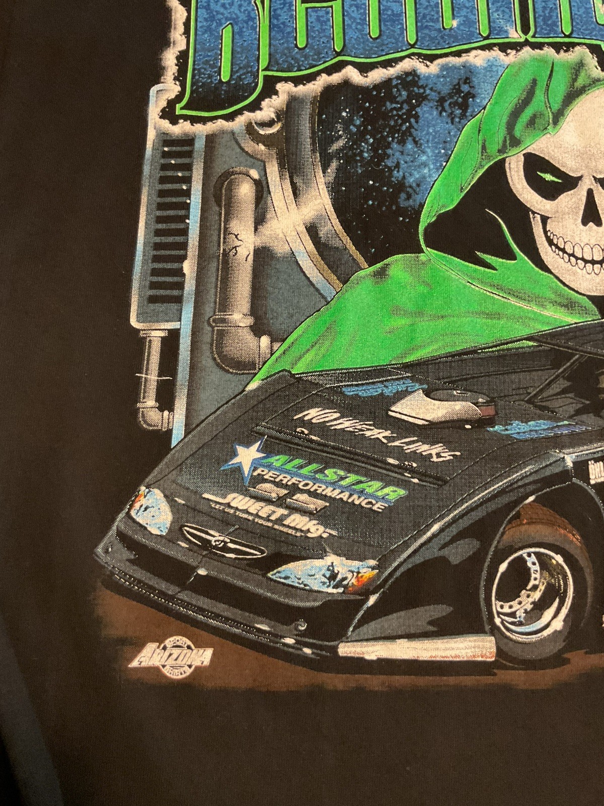 Scott Bloomquist Dirt Track Racing Long Sleeve Shirt No Weak Links L No Tag
