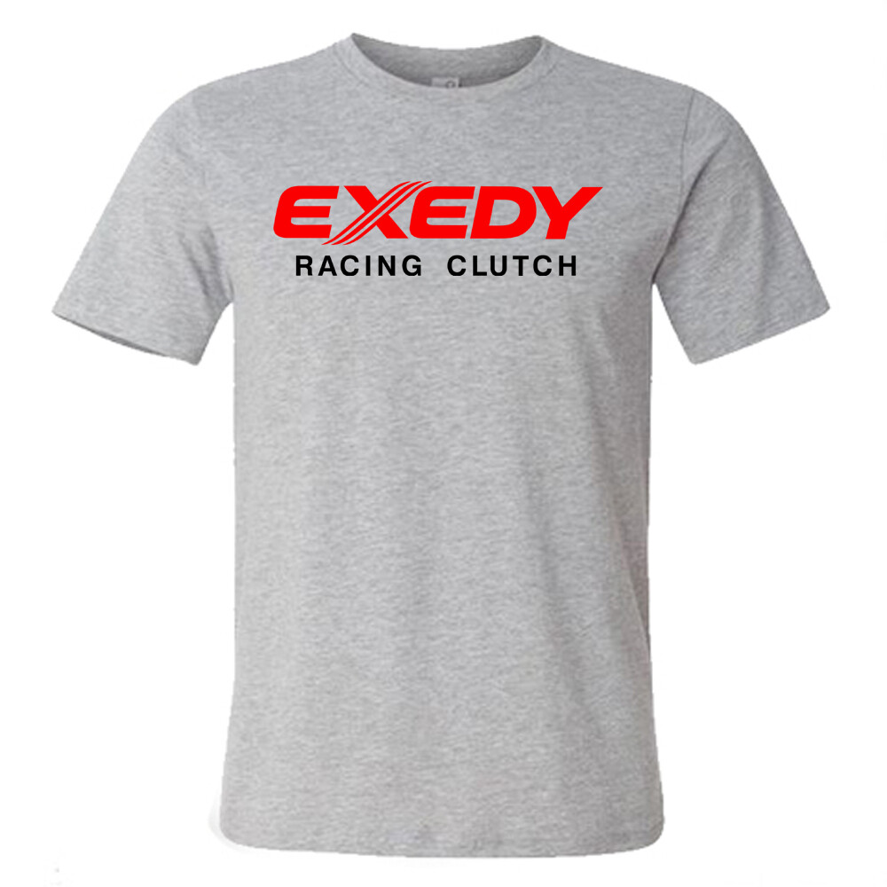 Exedy Racing Clutch Car Motorcycle Men’s Grey T-Shirt Size S to 5XL