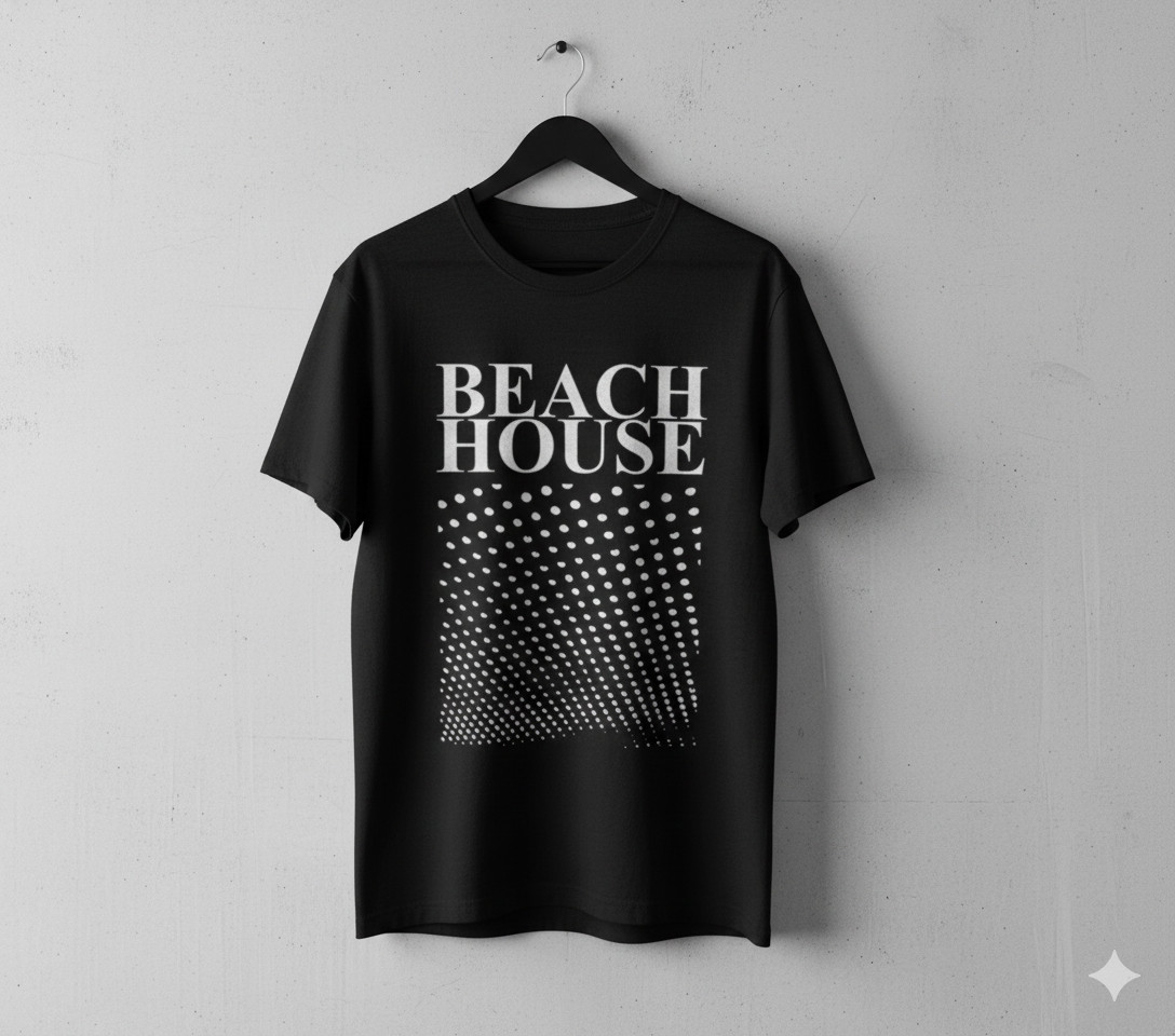Minimal Dream Pop Indie Inspired Graphic Tee Black Vintage T-Shirt – T547