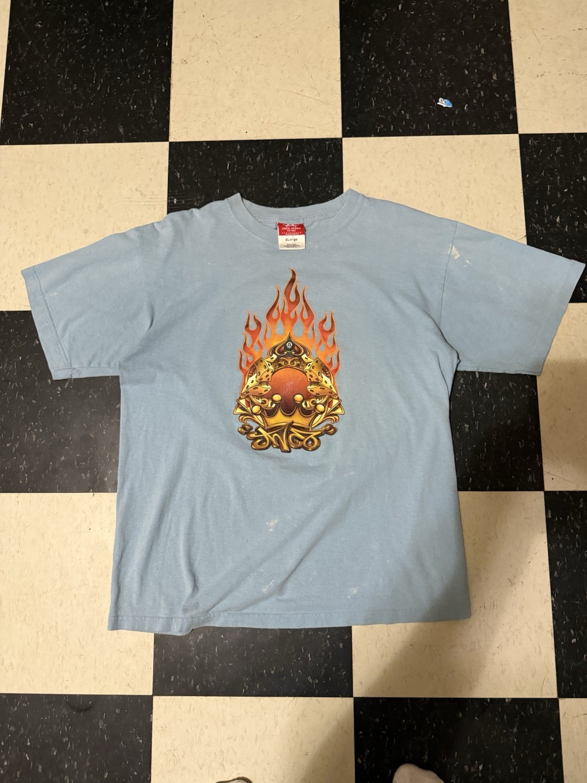 Vintage Jnco, Dead Stock Baby Blue Crown, Minor color variation from wear