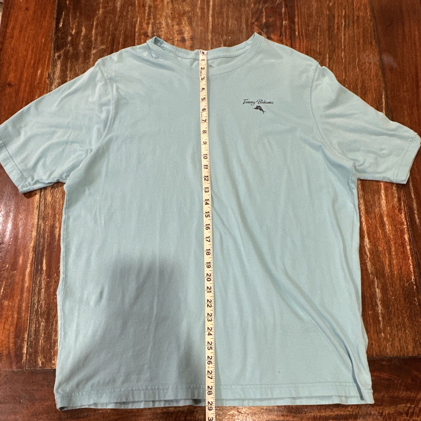 Tommy Bahama Relax 2XL Men’s Blue Double-Sided Fish Graphic Crewneck T-Shirt