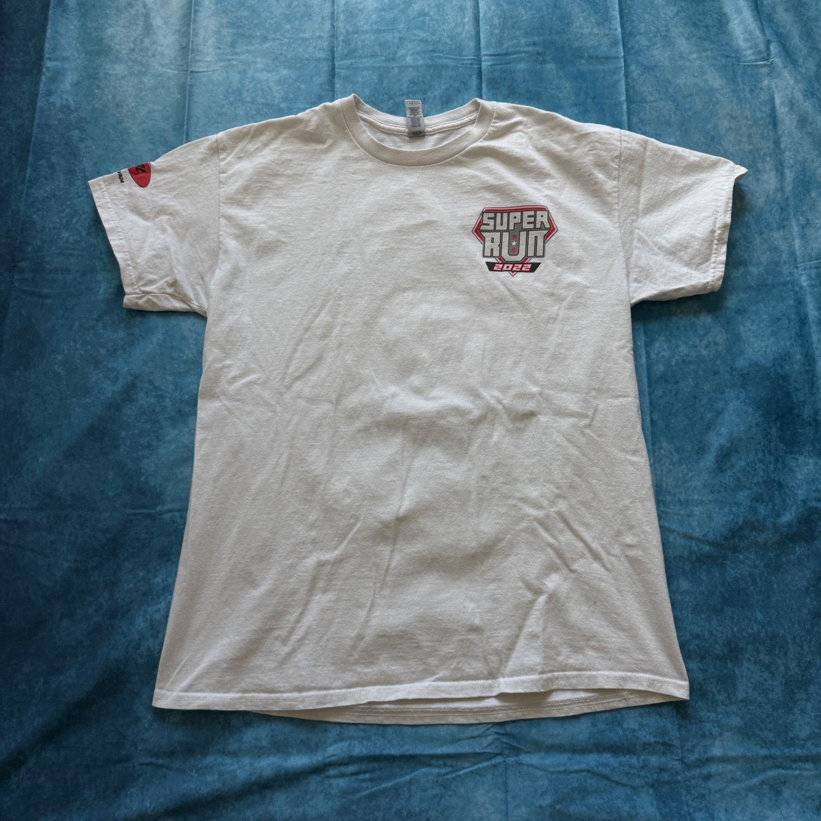 Gildan Mens Super Run 2022 Car Show Mesquite Nevada Graphic T-Shirt White Large