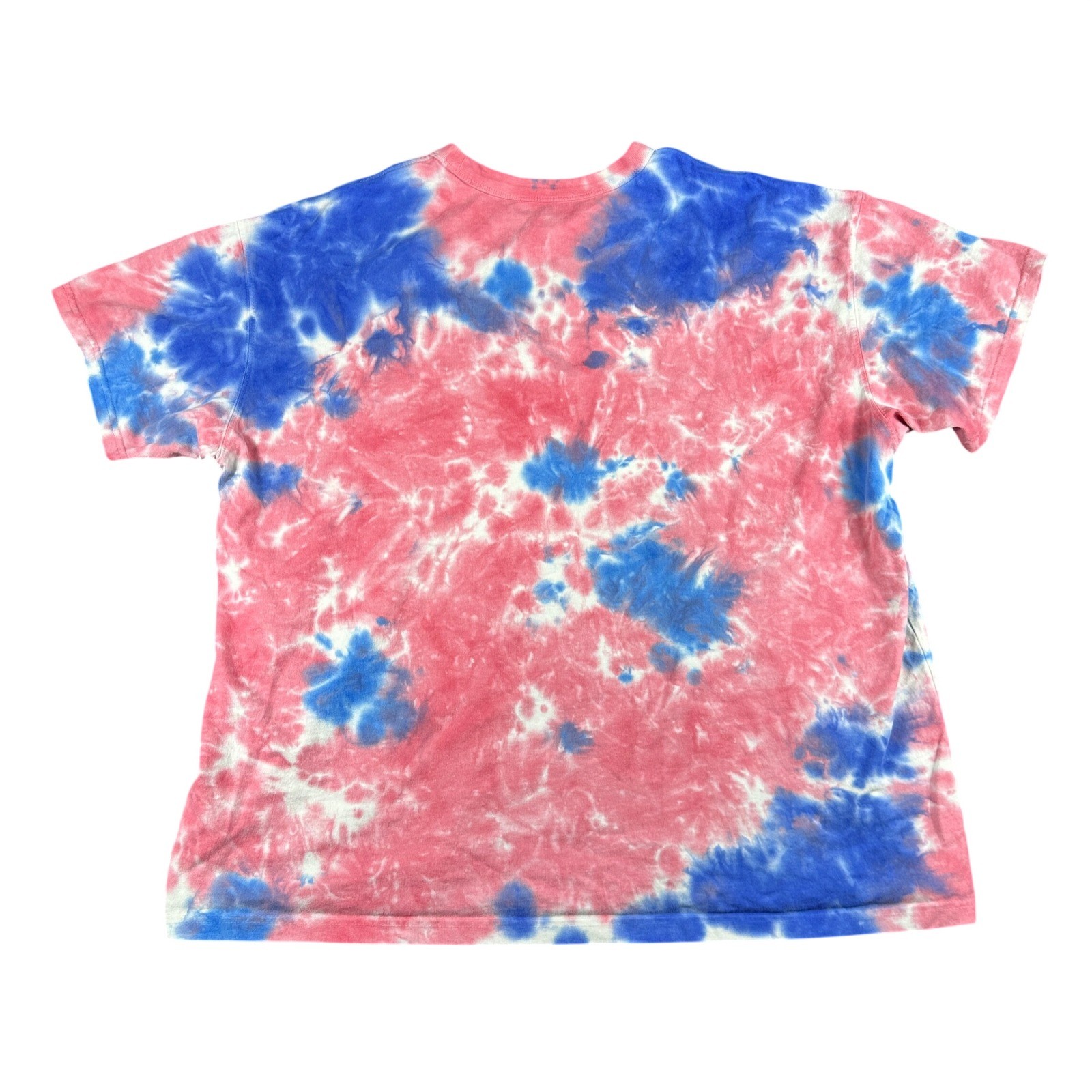 Nike Sportswear Tie Dye T-Shirt Mens XXL Red Blue Loose Fit Logo Tee