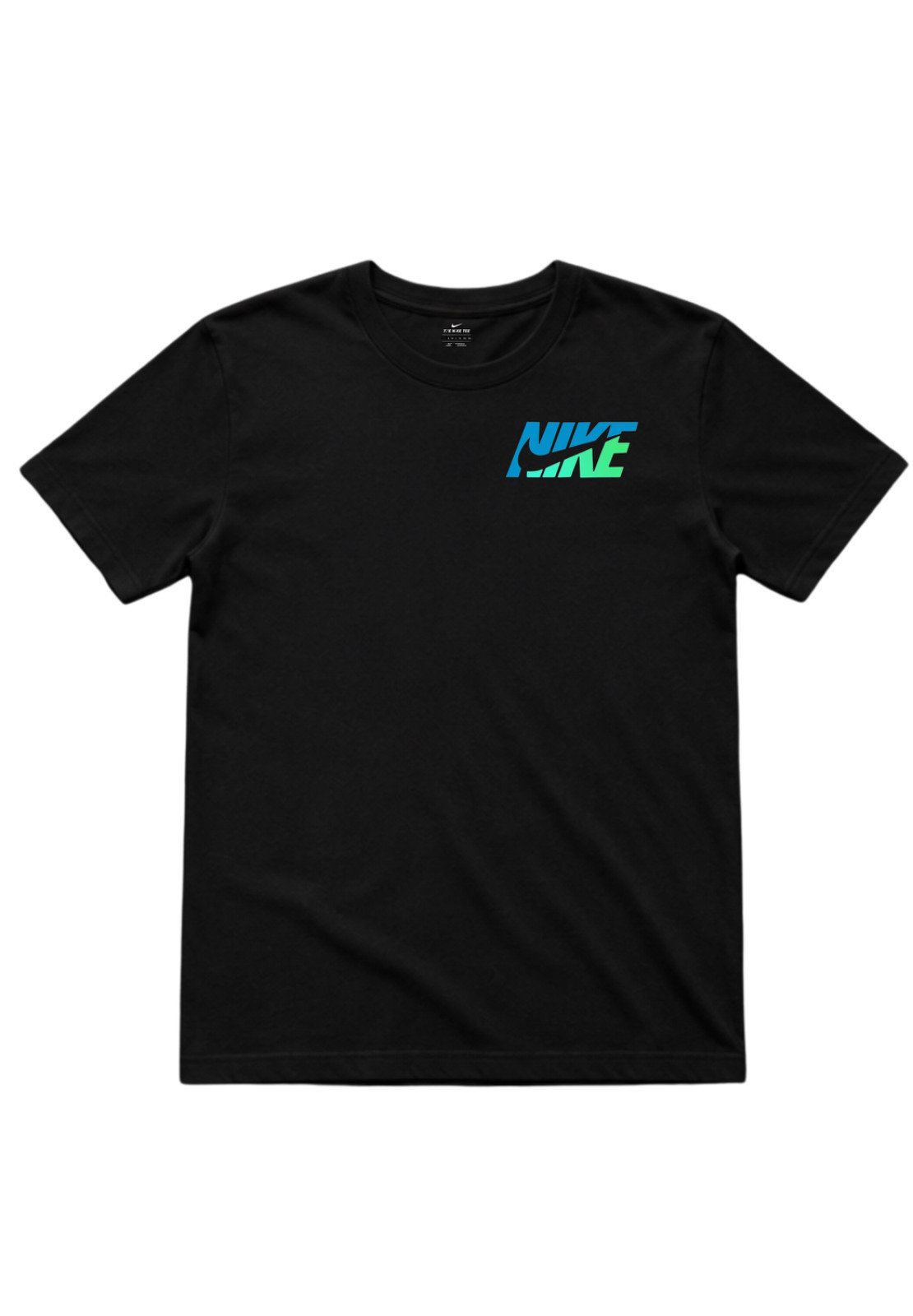 Nike Unisex Black Graphic T-Shirt Athletic Streetwear Short Sleeve Logo Tee
