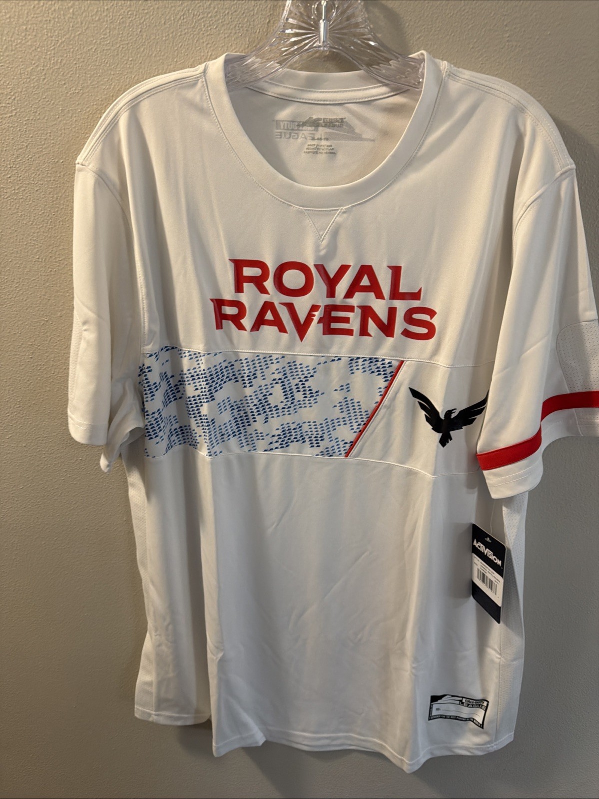Outerstuff Call of Duty League Mens Sz XL London Royal Ravens Away Jersey NWT