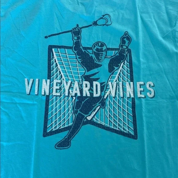 New large vineyard vines Mens tee shot on goal pit 23 length 30 cotton