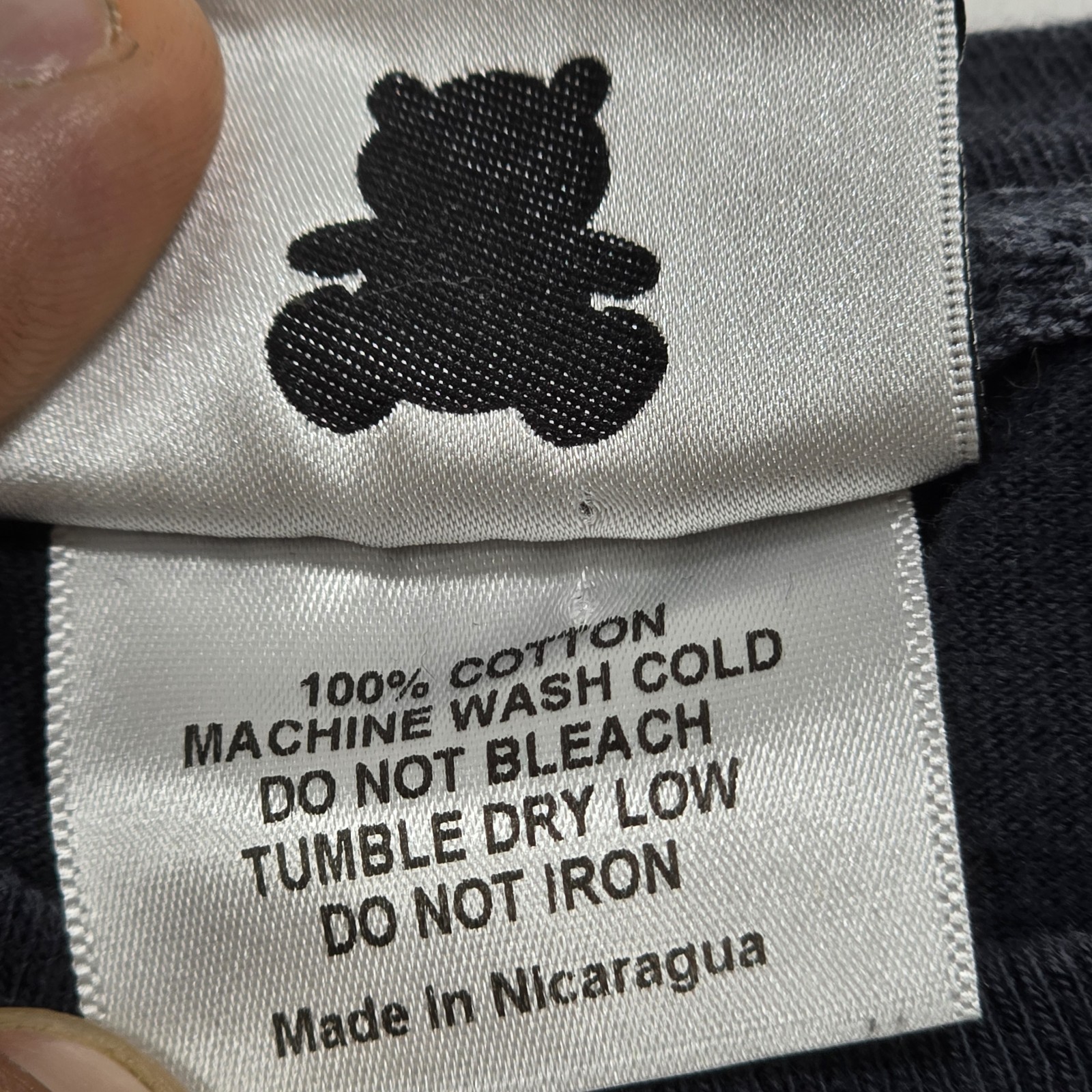 Teddy Fresh “I Have Crippling Anxiety” Long Sleeve Black Shirt, Size Medium
