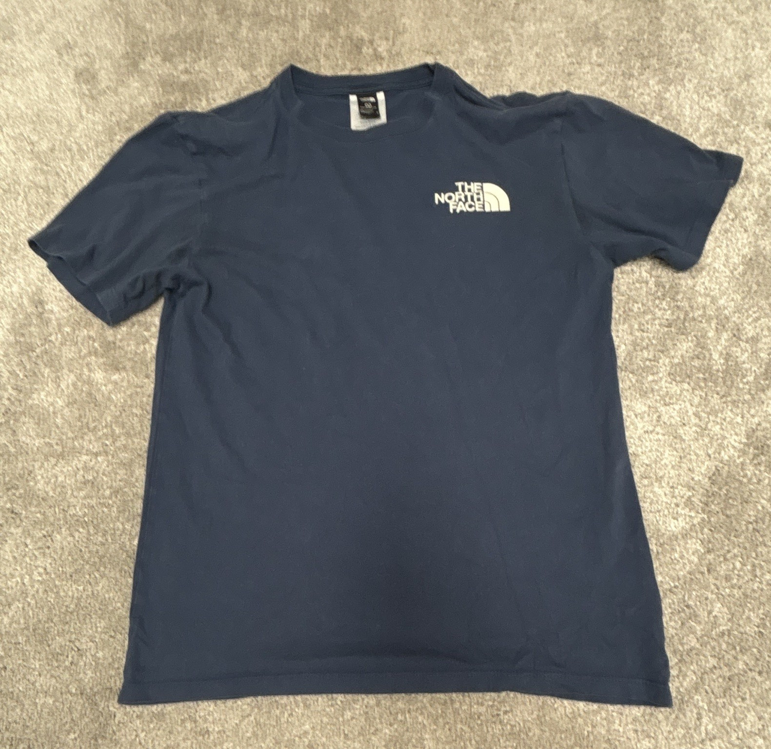 North Face Blue Men’s Small Crew Neck Short Sleeve T-Shirt FREE SHIPPING