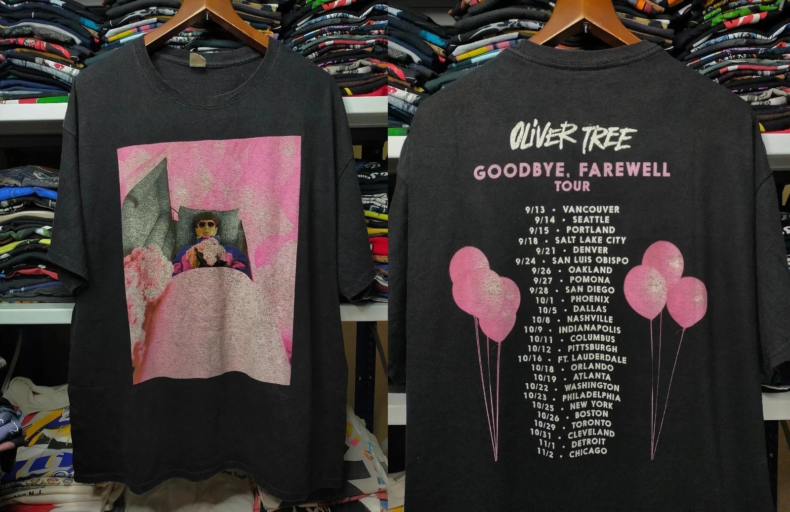 Oliver Tree Goodbye Farewell Tour Black Cotton T-shirt Reprint