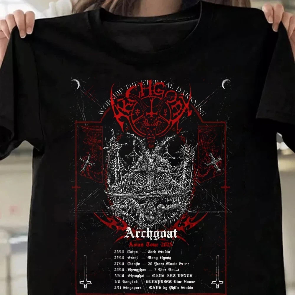 New Archgoat Tour MenBlack S-235XL Tee S33