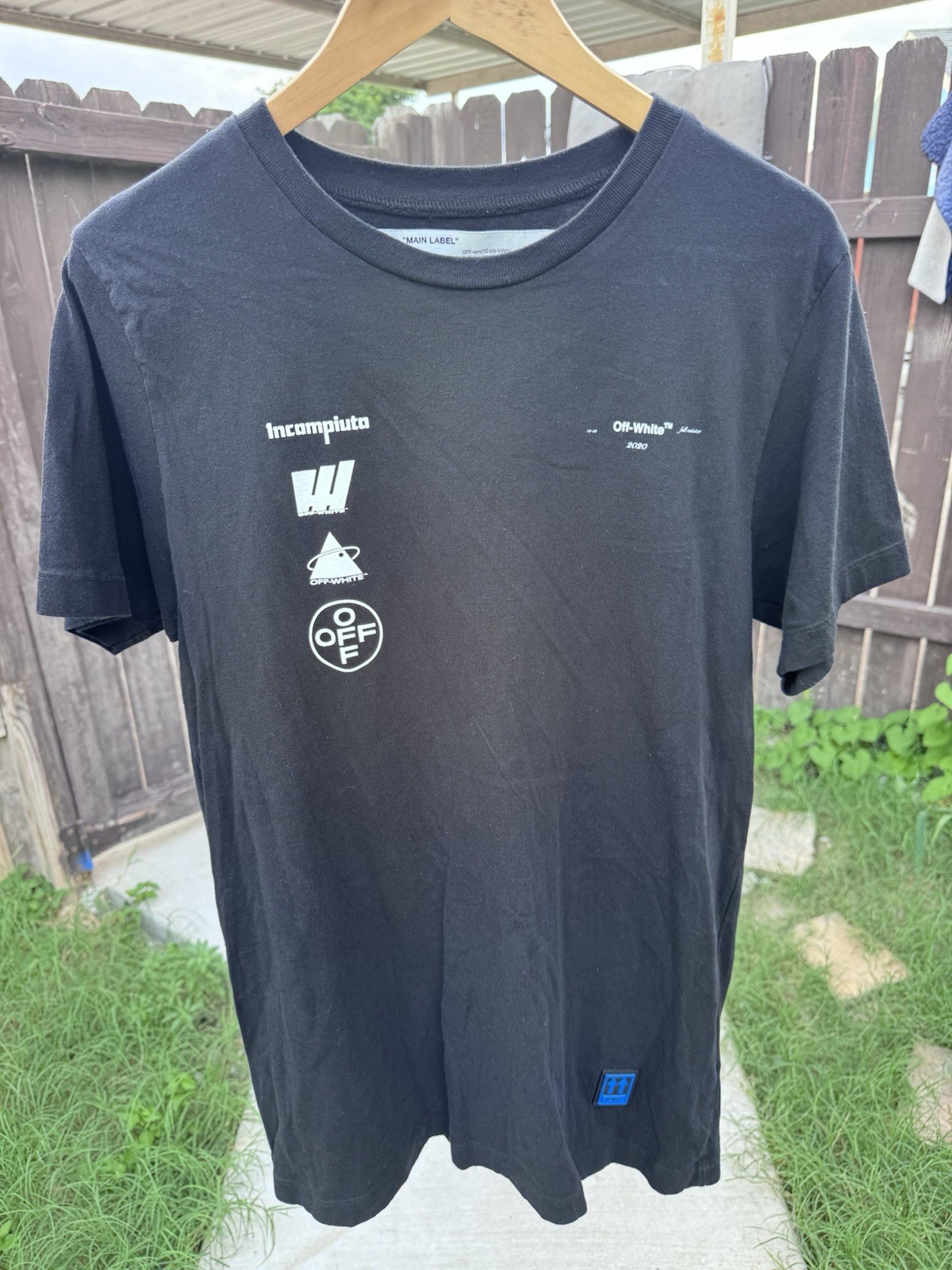 Off-White Mariana De Silva T Shirt Men Size M Black