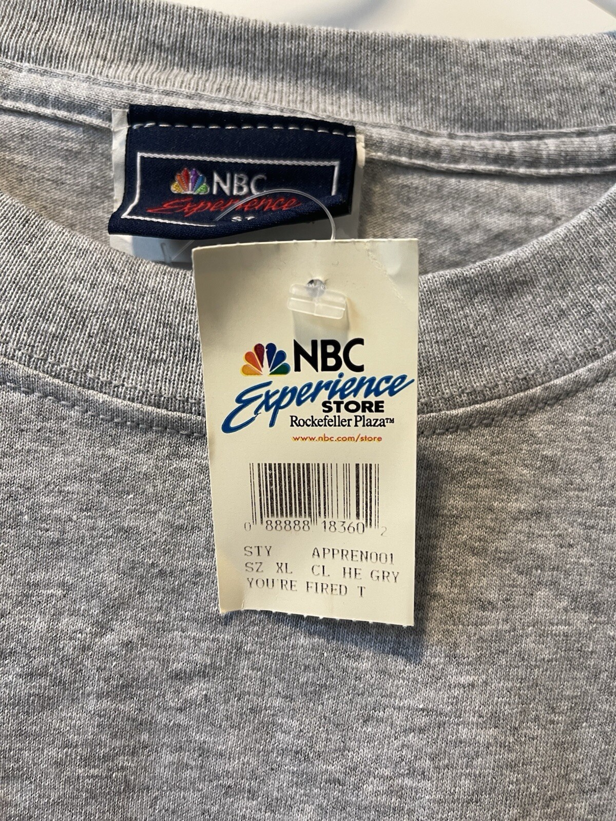 NEW Donald Trump The Apprentice You’re Fired Shirt – XL – NBC Store – 2004 – NWT