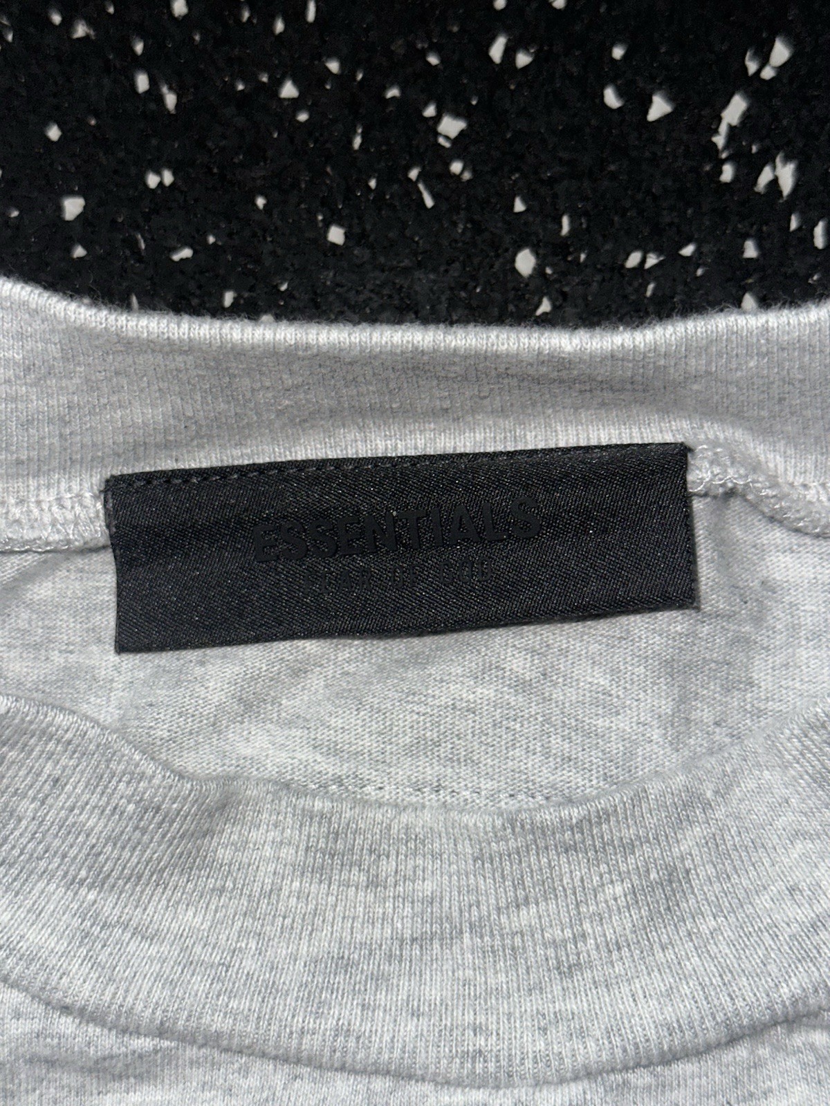 Fear of God Essentials Dark Heather Oatmeal Long Sleeve T-Shirt XL