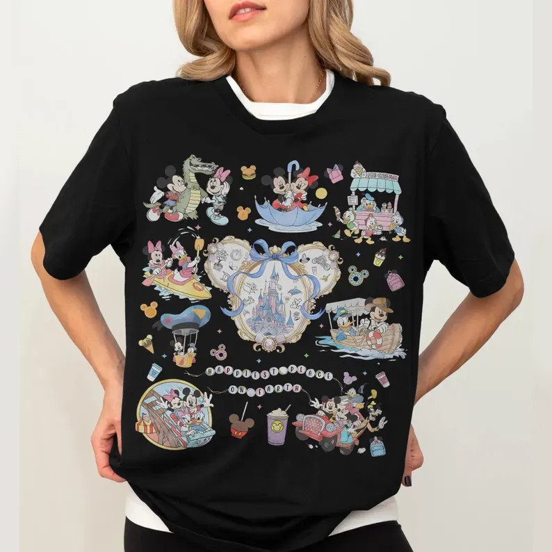 Disney The Happiest Place On Earth T Shirt Unisex #9