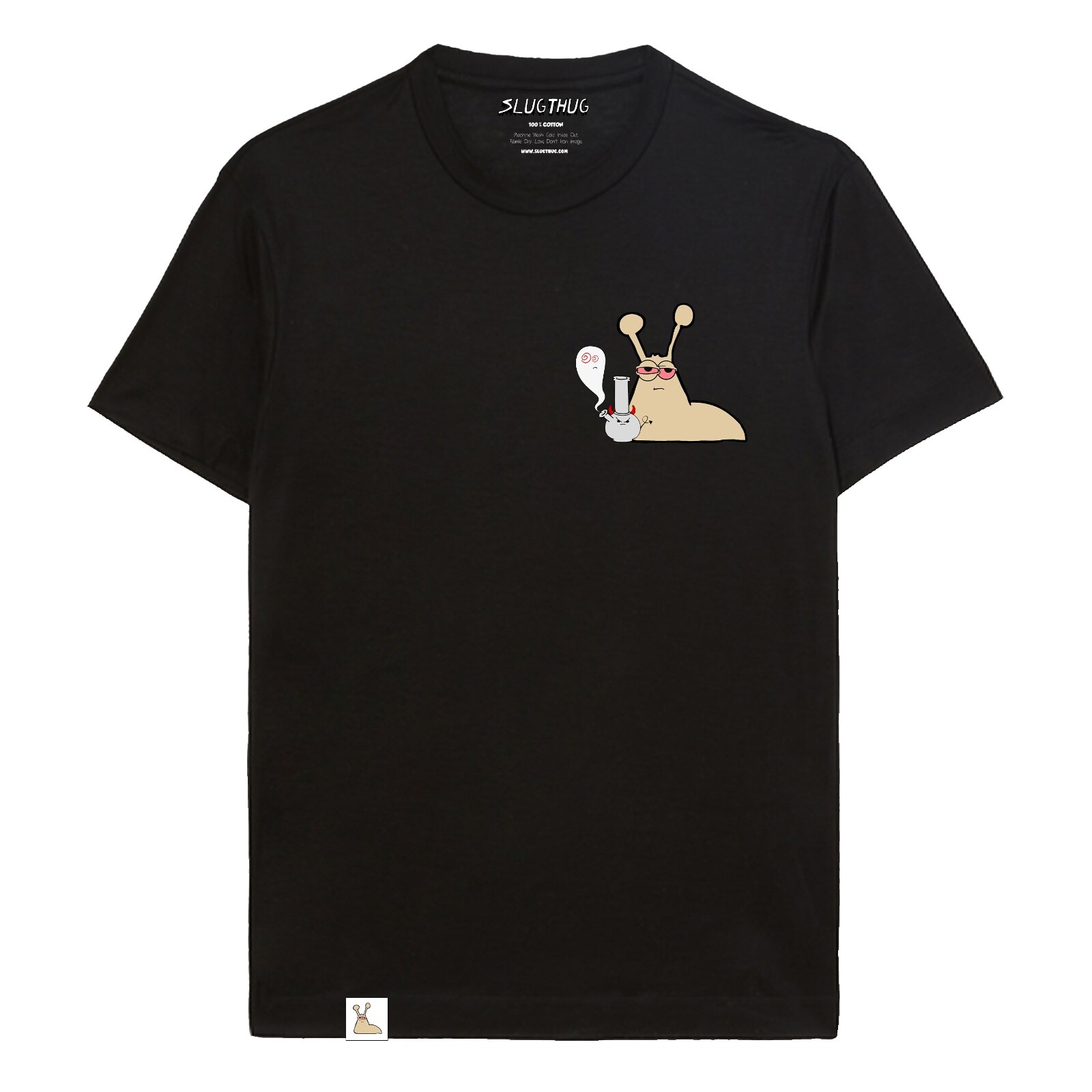 “Best Buds” High Quality T-shirt, Bong Slug and Ghost Buds, Graphic Print Tee