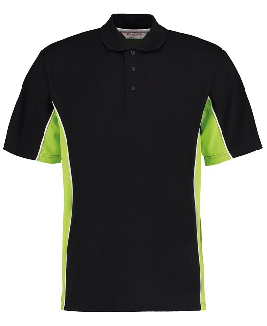 Personalised Custom Game Gear Track Polo Classic Fit Taped Neck Casual KK475