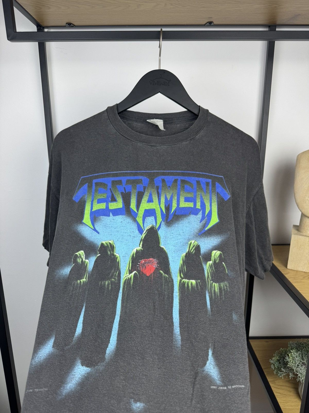 Remake 1990 Testament Souls Of Black T Shirt Retro style Unisex NH24469