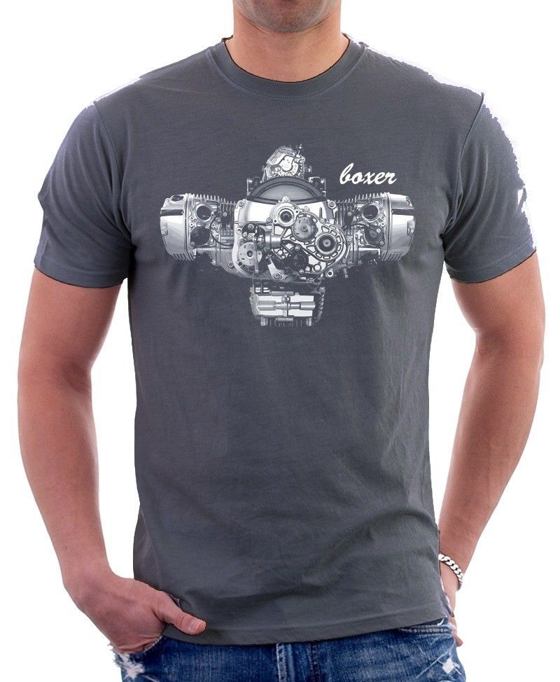 Boxer Engine R1200GS RT 1200 GS R Adventure R1200RT R1200R bmw grey tshirt O9799