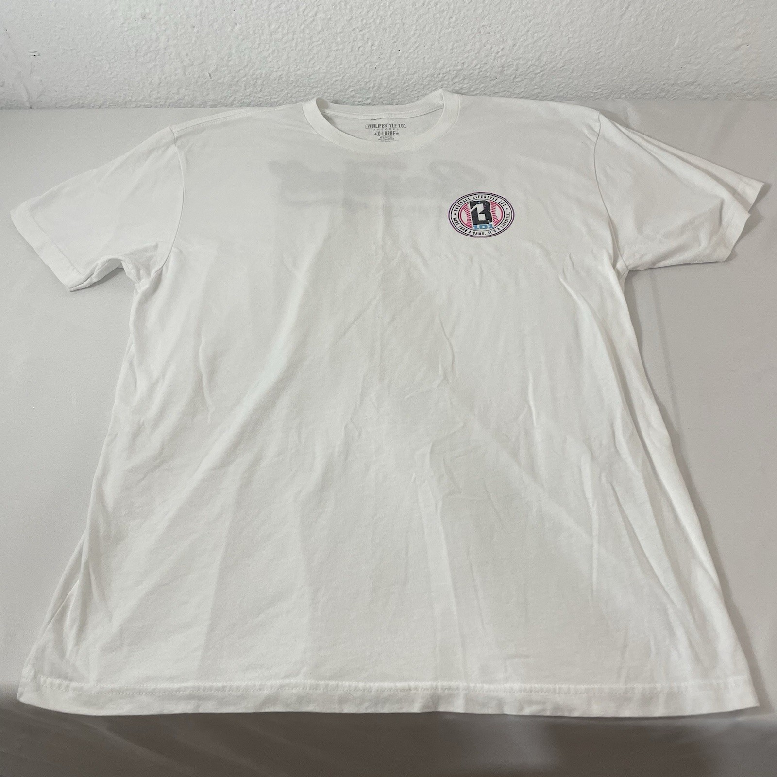 Baseball Lifestyle 101 Men’s XL Short Sleeve classic tee