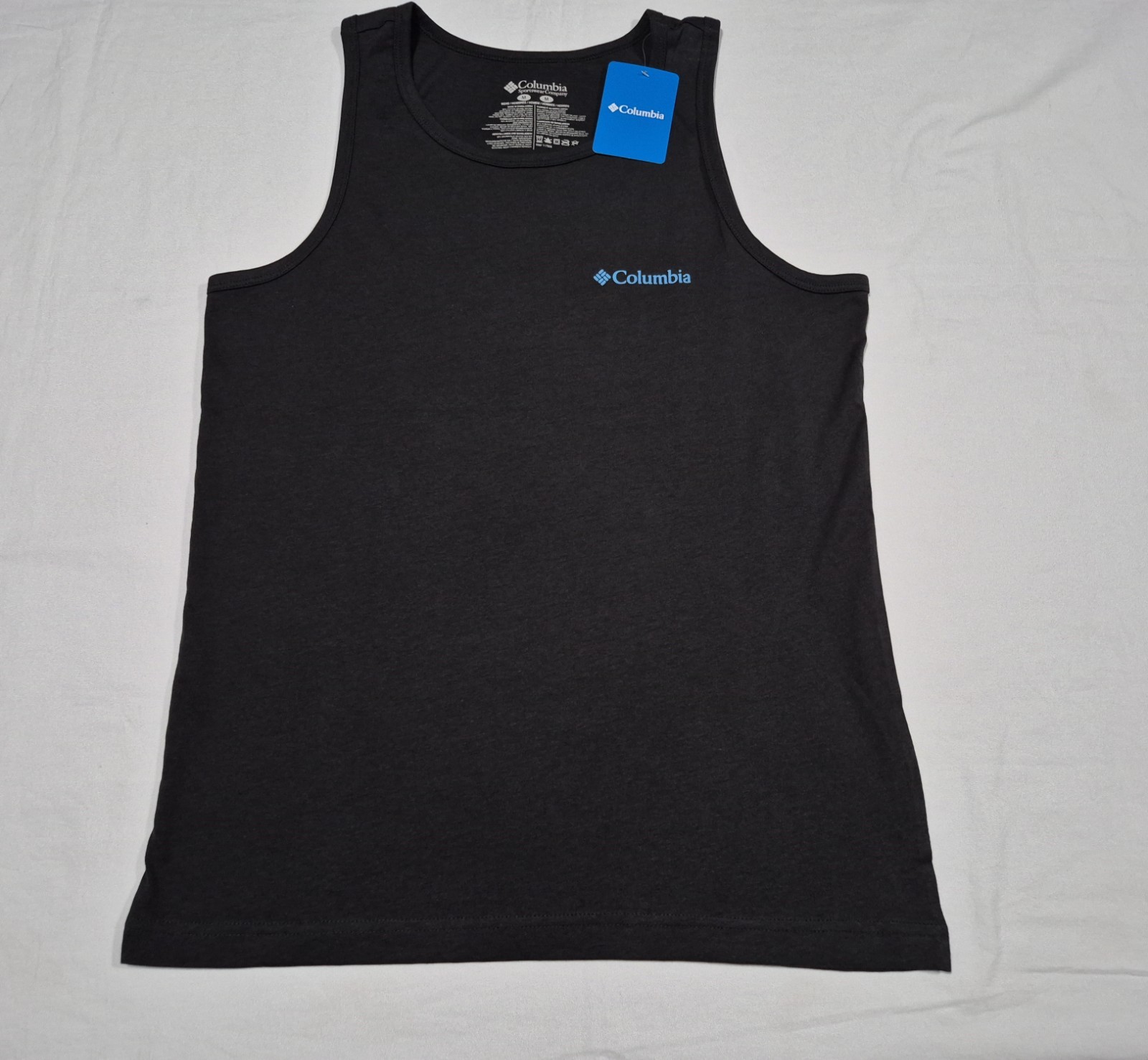 Columbia Men’s Outdoor Graphic Tank Top Black Sleeveless Sports SZ Medium