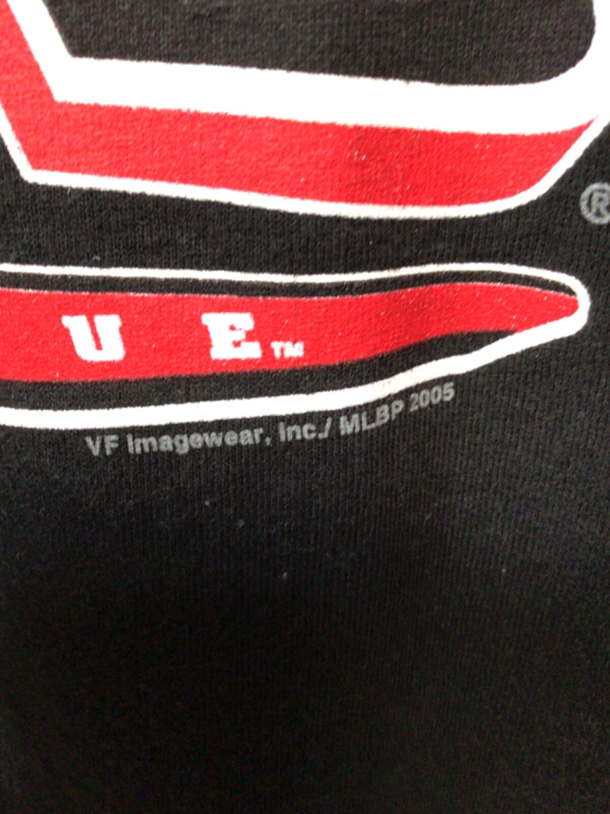 Cincinnati Reds 2005 Black XL Cotton T Shirt