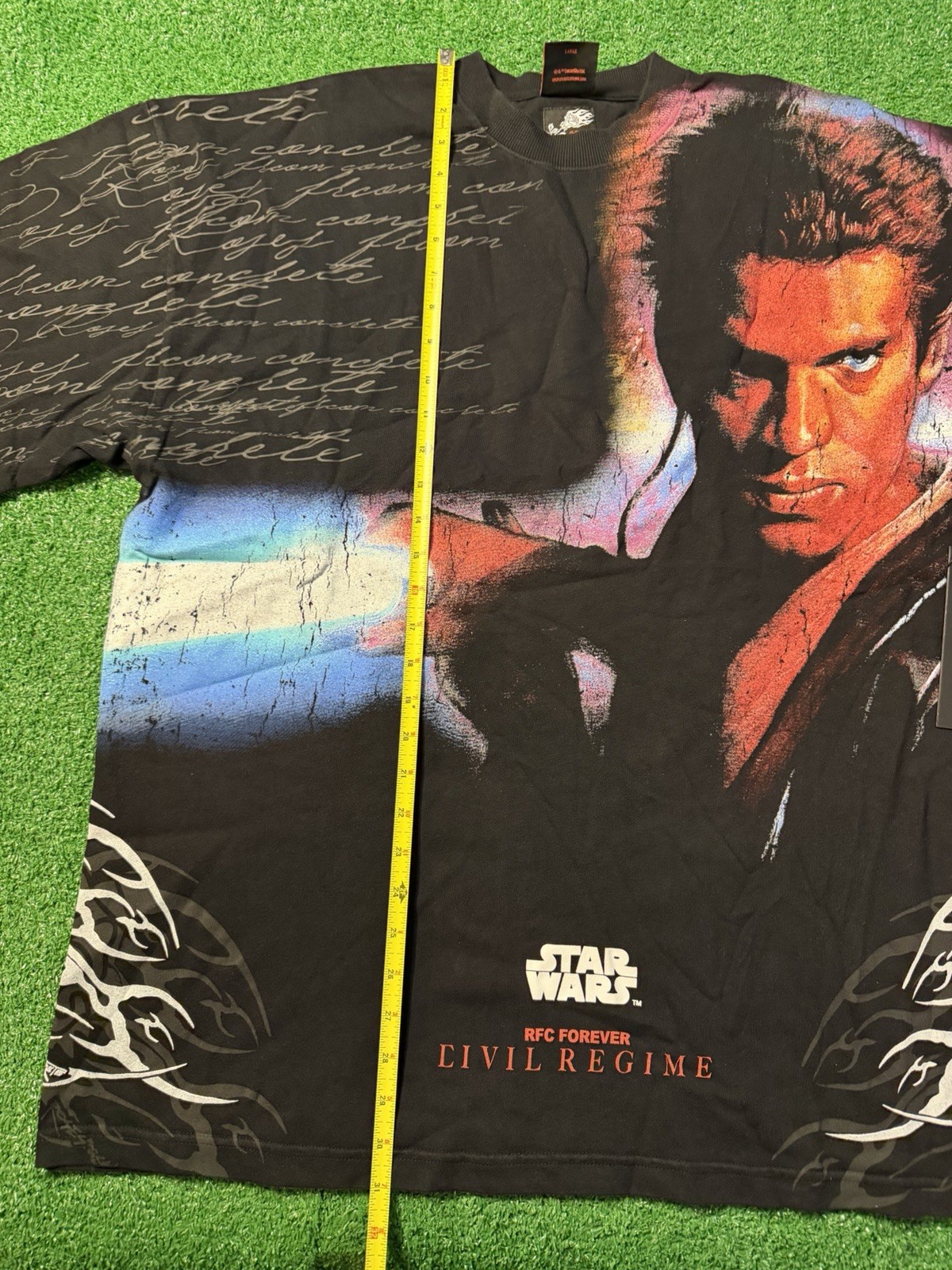 Civil Regime x Star Wars Anakin Skywalker Shirt – Size Men’s Large Oversized NWT