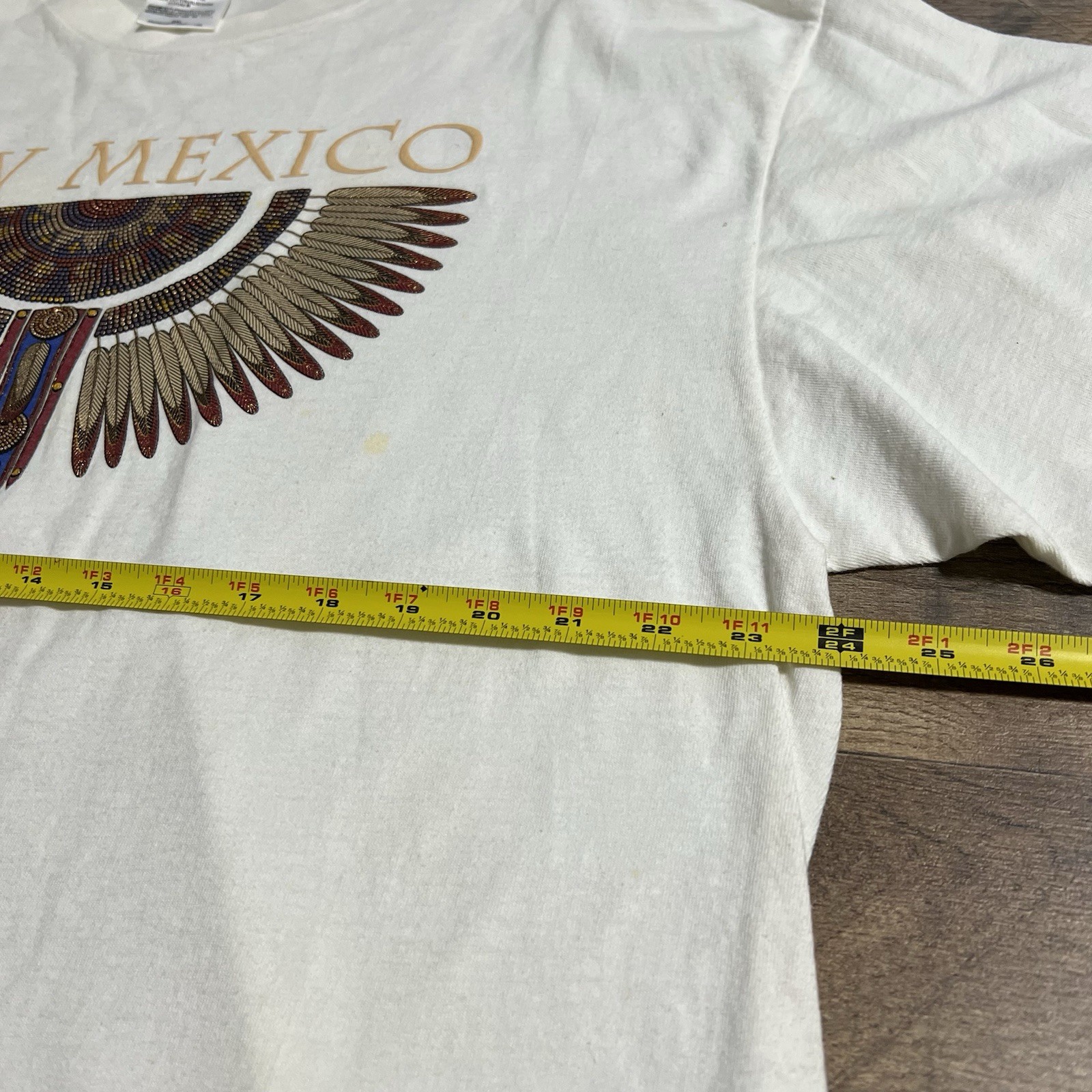 Vintage Tultex NM New Mexico Native American Graphic T Shirt Mens 2XL XXL